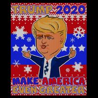 Trump Make America Even Greater Ugly Christmas Sweater T-Shirt