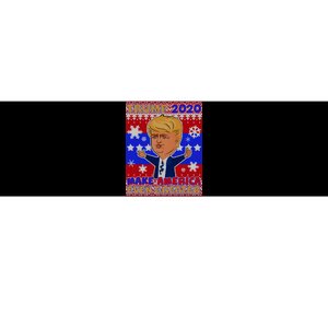 Trump Make America Even Greater Ugly Christmas Sweater Bumper Sticker