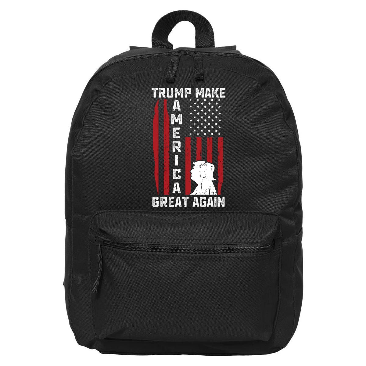 Trump Make America Great Again Distress Flag 16 in Basic Backpack