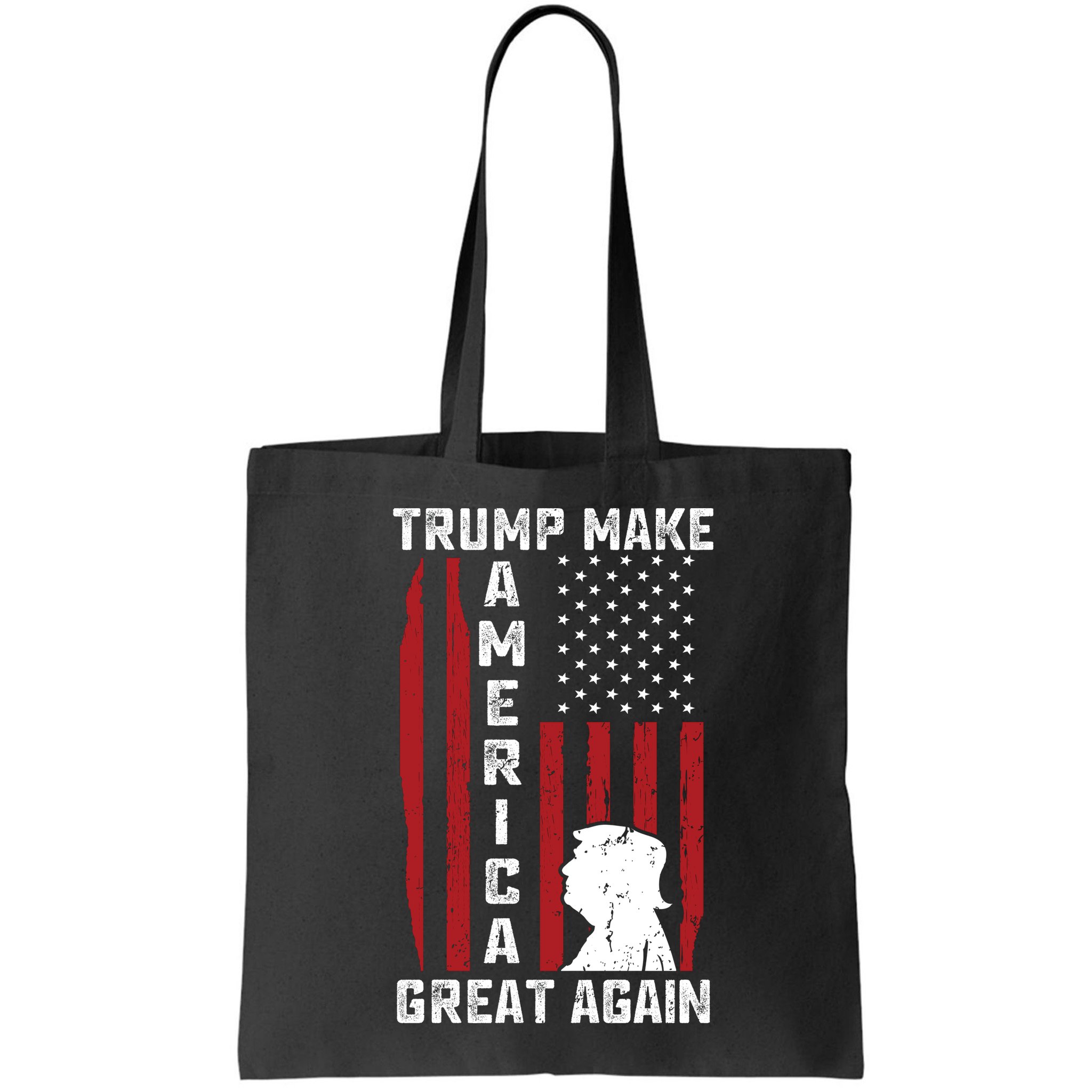 Trump Make America Great Again Distress Flag Bag
