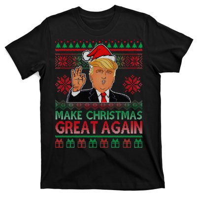 Trump Make Christmas Great Again Ugly T-Shirt