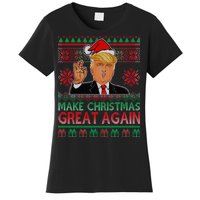 Trump Make Christmas Great Again Ugly Women's T-Shirt