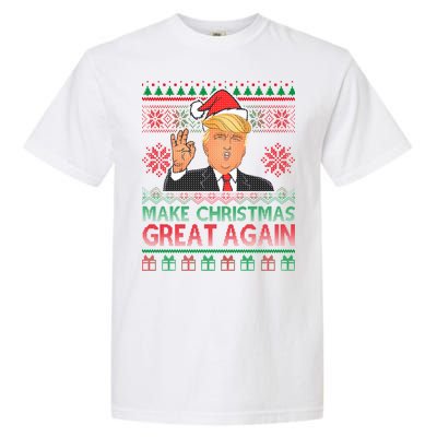 Trump Make Christmas Great Again Ugly Garment-Dyed Heavyweight T-Shirt