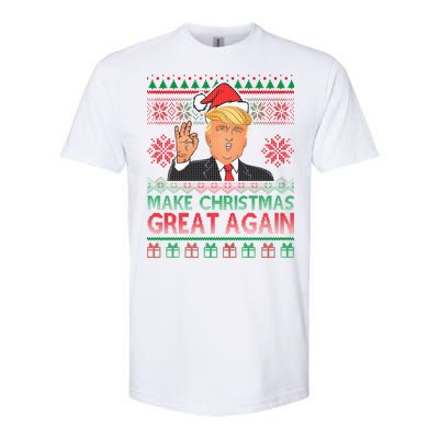 Trump Make Christmas Great Again Ugly Softstyle CVC T-Shirt