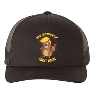 Trump Make Groundhog Day Great Again Yupoong Adult 5-Panel Trucker Hat