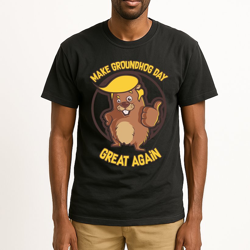 Trump Make Groundhog Day Great Again Tall T-Shirt