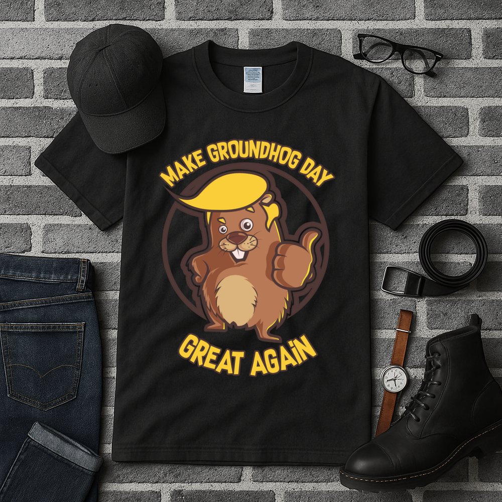 Trump Make Groundhog Day Great Again Tall T-Shirt