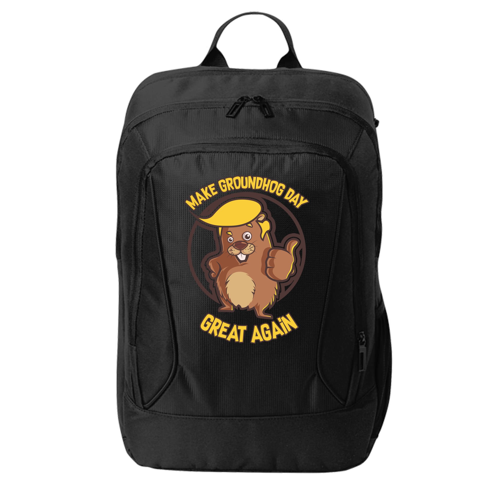 Trump Make Groundhog Day Great Again City Backpack