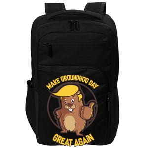 Trump Make Groundhog Day Great Again Impact Tech Backpack