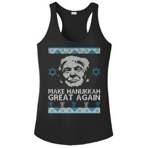 Trump Make Hanukkah Great Again Ugly Ladies PosiCharge Competitor Racerback Tank