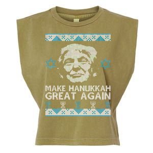 Trump Make Hanukkah Great Again Ugly Garment-Dyed Women's Muscle Tee