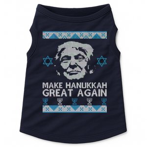 Trump Make Hanukkah Great Again Ugly Doggie Tank