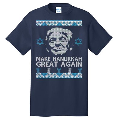 Trump Make Hanukkah Great Again Ugly Tall T-Shirt