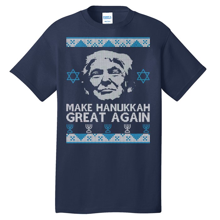 Trump Make Hanukkah Great Again Ugly Tall T-Shirt