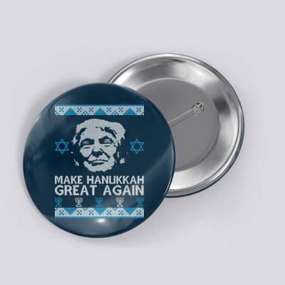 Trump Make Hanukkah Great Again Ugly Button