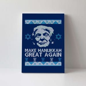 Trump Make Hanukkah Great Again Ugly Canvas