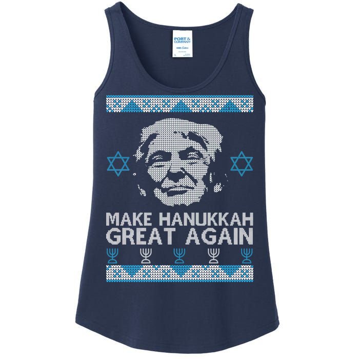 Trump Make Hanukkah Great Again Ugly Ladies Essential Tank