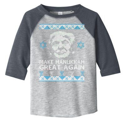 Trump Make Hanukkah Great Again Ugly Toddler Fine Jersey T-Shirt