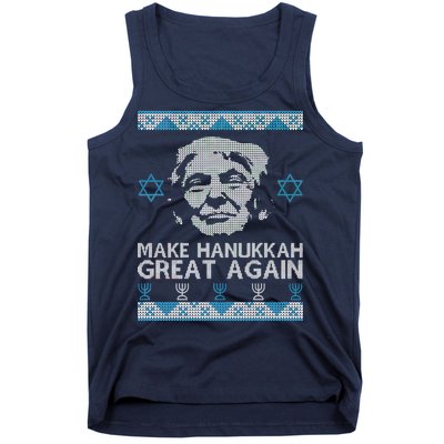 Trump Make Hanukkah Great Again Ugly Tank Top