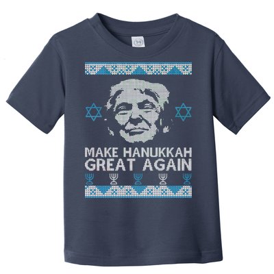 Trump Make Hanukkah Great Again Ugly Toddler T-Shirt