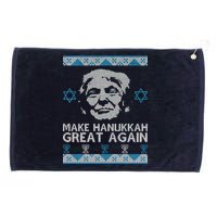 Trump Make Hanukkah Great Again Ugly Grommeted Golf Towel