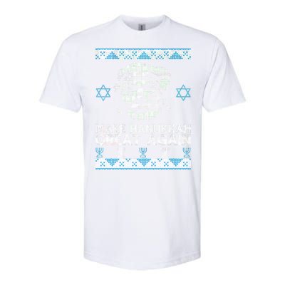 Trump Make Hanukkah Great Again Ugly Softstyle CVC T-Shirt