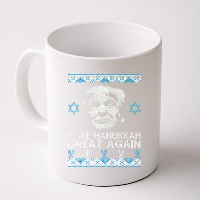 Trump Make Hanukkah Great Again Ugly Coffee Mug