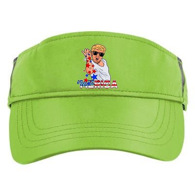 Trump Merica Salt Bae Adult Drive Performance Visor