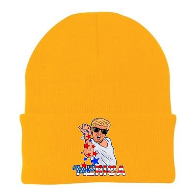 Trump Merica Salt Bae Knit Cap Winter Beanie