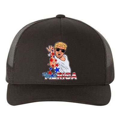 Trump Merica Salt Bae Yupoong Adult 5-Panel Trucker Hat