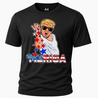 Trump Merica Salt Bae Performance Shirt