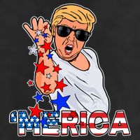 Trump Merica Salt Bae Adult Drive Performance Visor