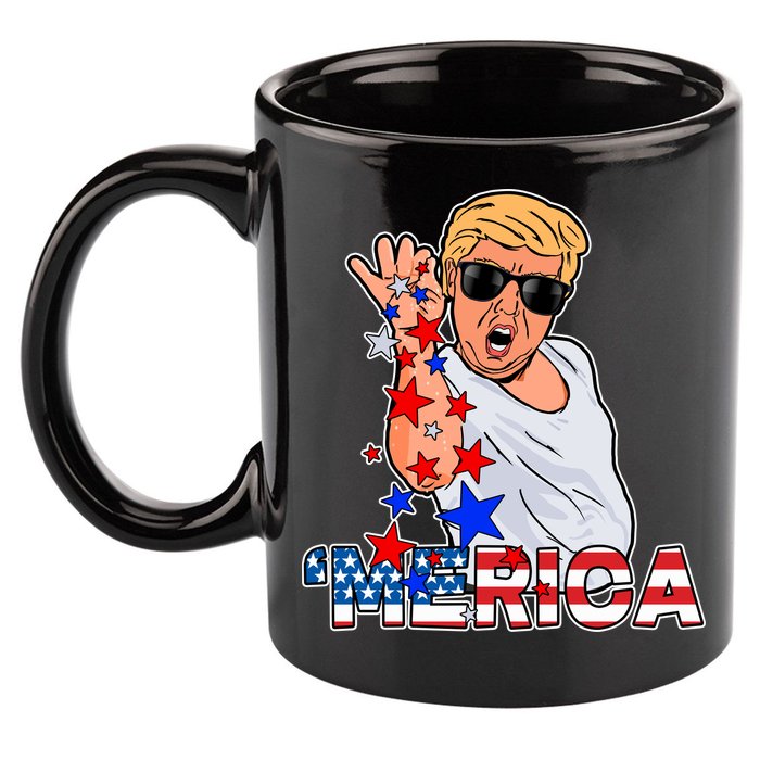 Trump Merica Salt Bae 11oz C Handle Ceramic Mug