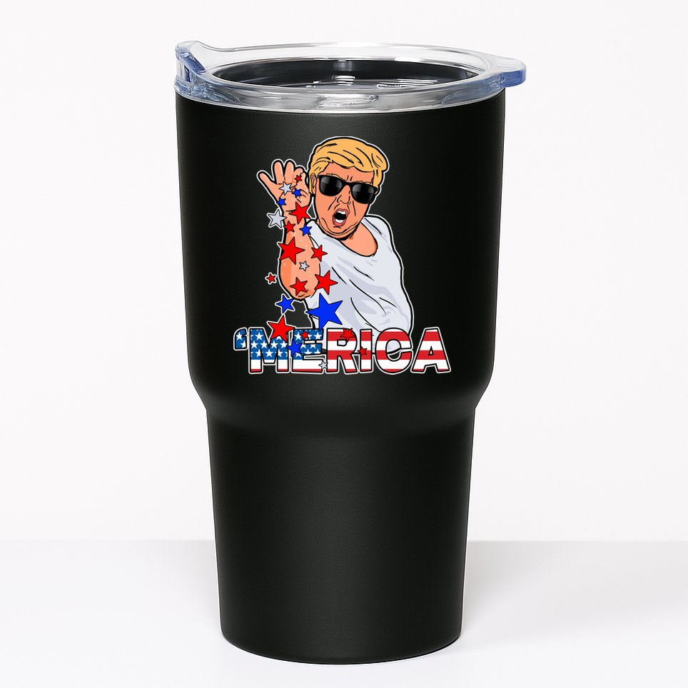 Trump Merica Salt Bae Tumbler