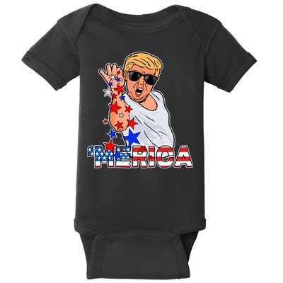 Trump Merica Salt Bae Baby Bodysuit