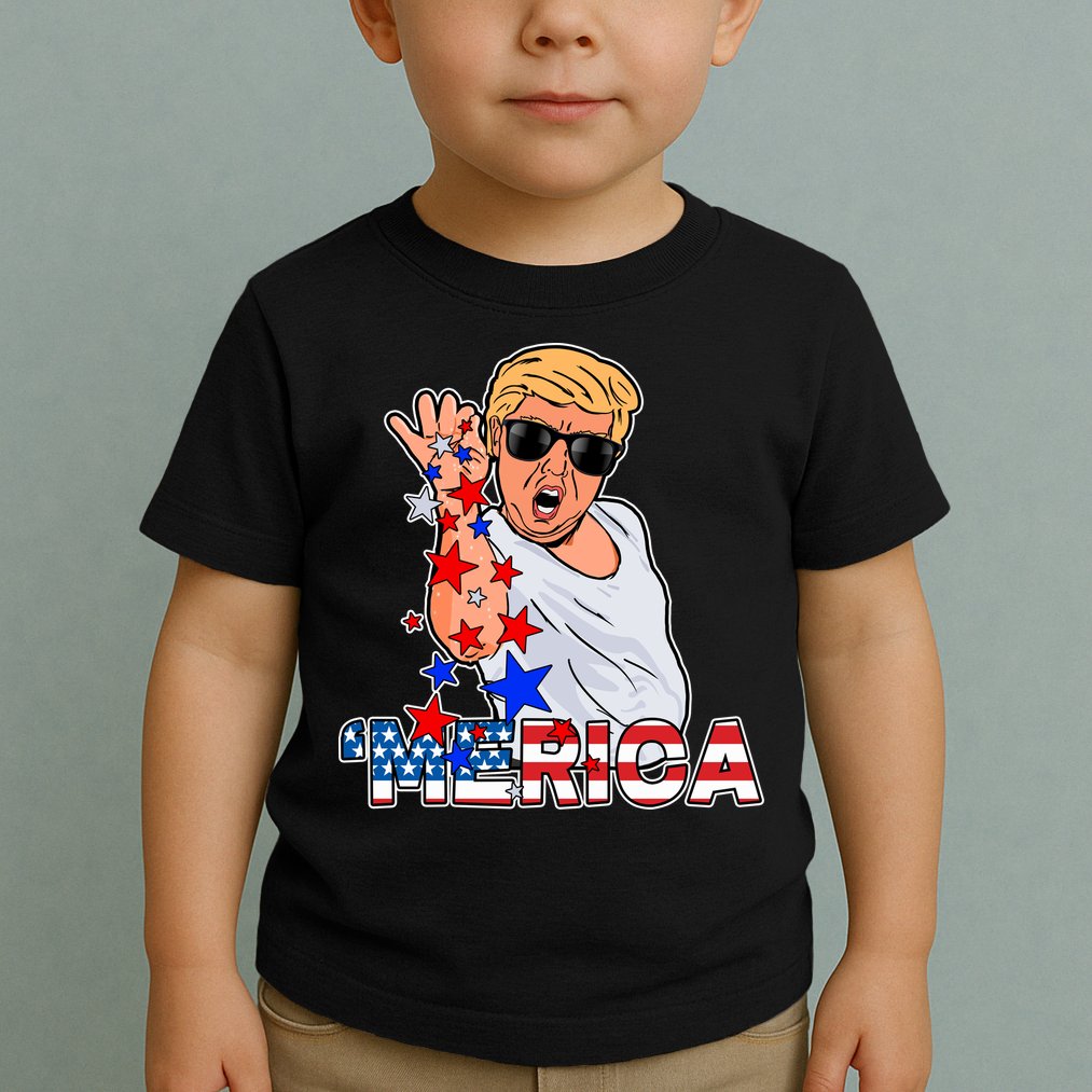 Trump Merica Salt Bae Toddler T-Shirt