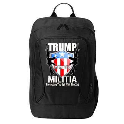 Trump Militia Protecting The 1st With 2nd City Backpack