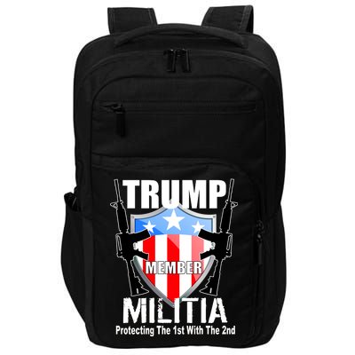 Trump Militia Protecting The 1st With 2nd Impact Tech Backpack