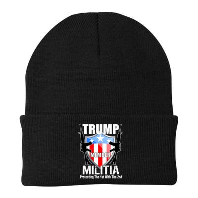Trump Militia Protecting The 1st With 2nd Beanie