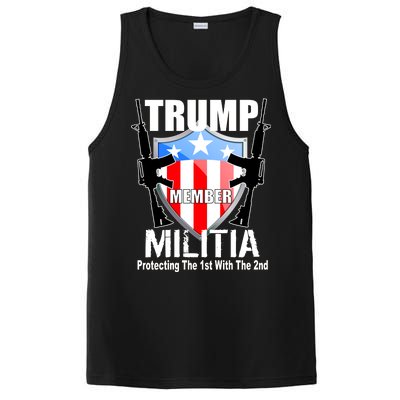 Trump Militia Protecting The 1st With 2nd PosiCharge Competitor Tank