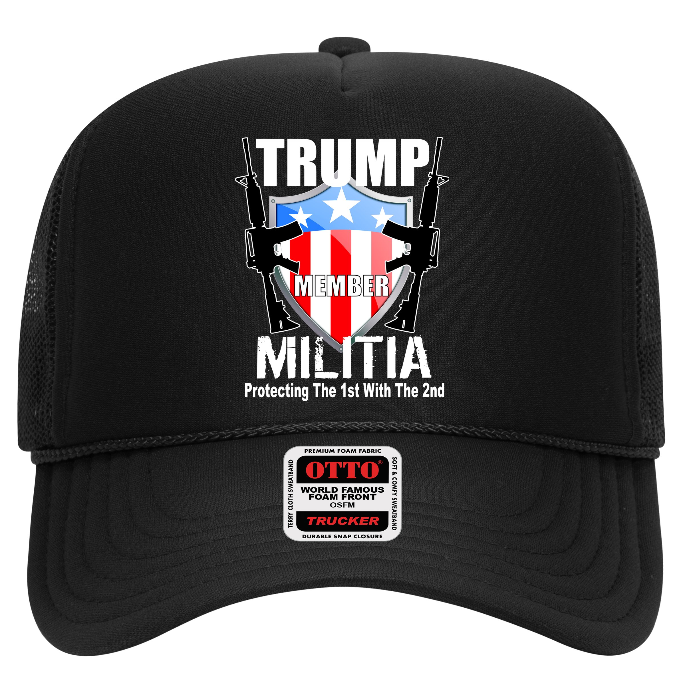 Trump Militia Protecting The 1st With 2nd Hat