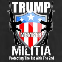 Trump Militia Protecting The 1st With 2nd Golf Towel