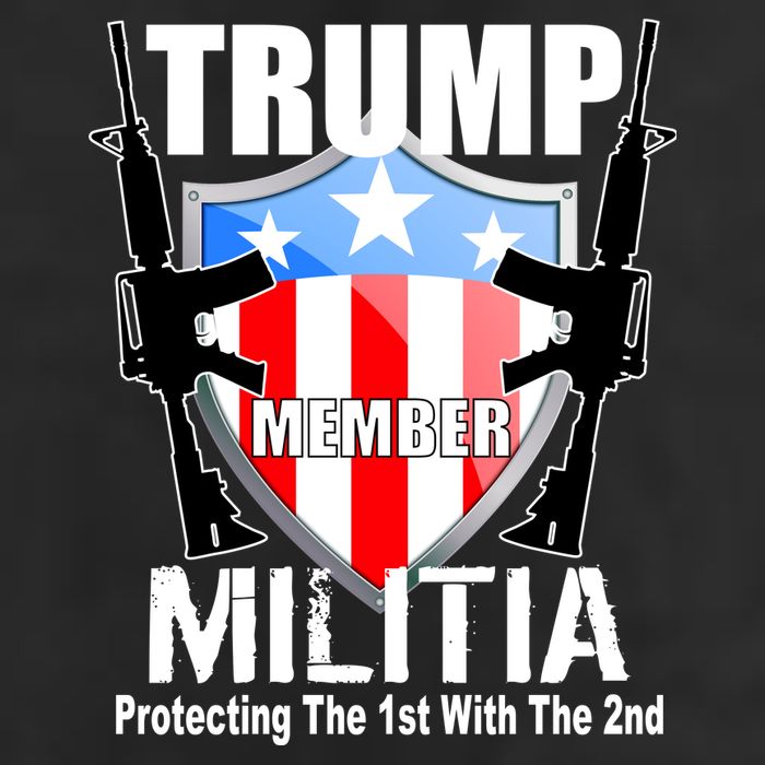 Trump Militia Protecting The 1st With 2nd Golf Towel