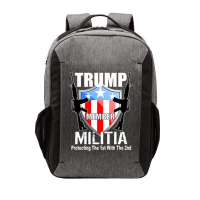 Trump Militia Protecting The 1st With 2nd Vector Backpack