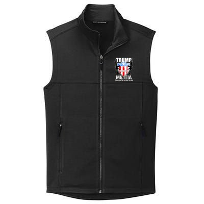 Trump Militia Protecting The 1st With 2nd Collective Smooth Fleece Vest