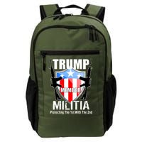 Trump Militia Protecting The 1st With 2nd Daily Commute Backpack