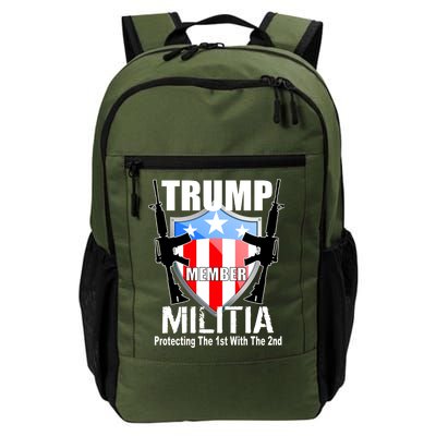 Trump Militia Protecting The 1st With 2nd Daily Commute Backpack