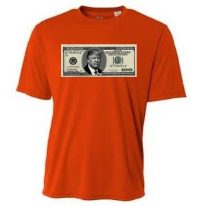 Trump Money Hundred Dollar Bill $100  Cooling Performance Crew T-Shirt