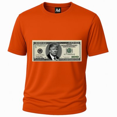 Trump Money Hundred Dollar Bill $100  Cooling Performance Crew T-Shirt