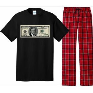 Trump Money Hundred Dollar Bill $100  Pajama Set